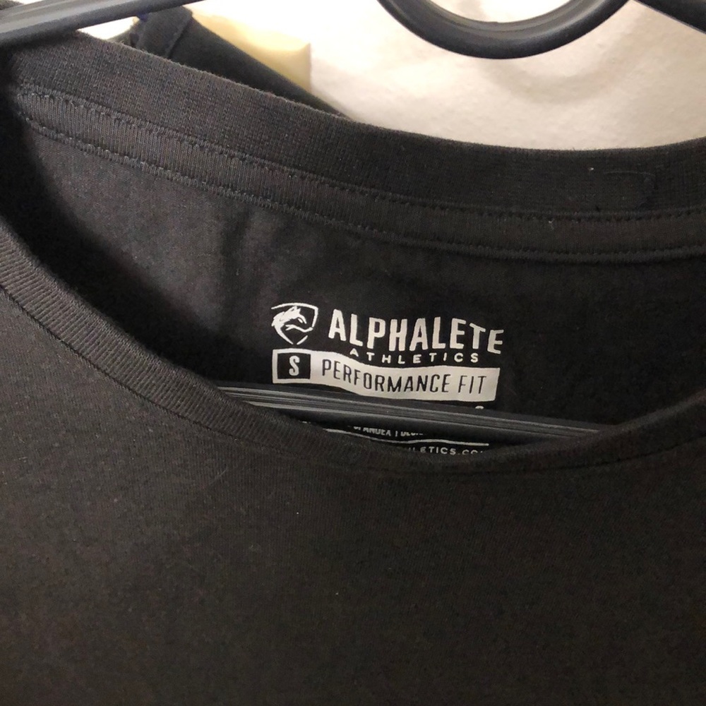 2 alphalete S tees long sleeve/short sleeve both - Picture 2 of 5